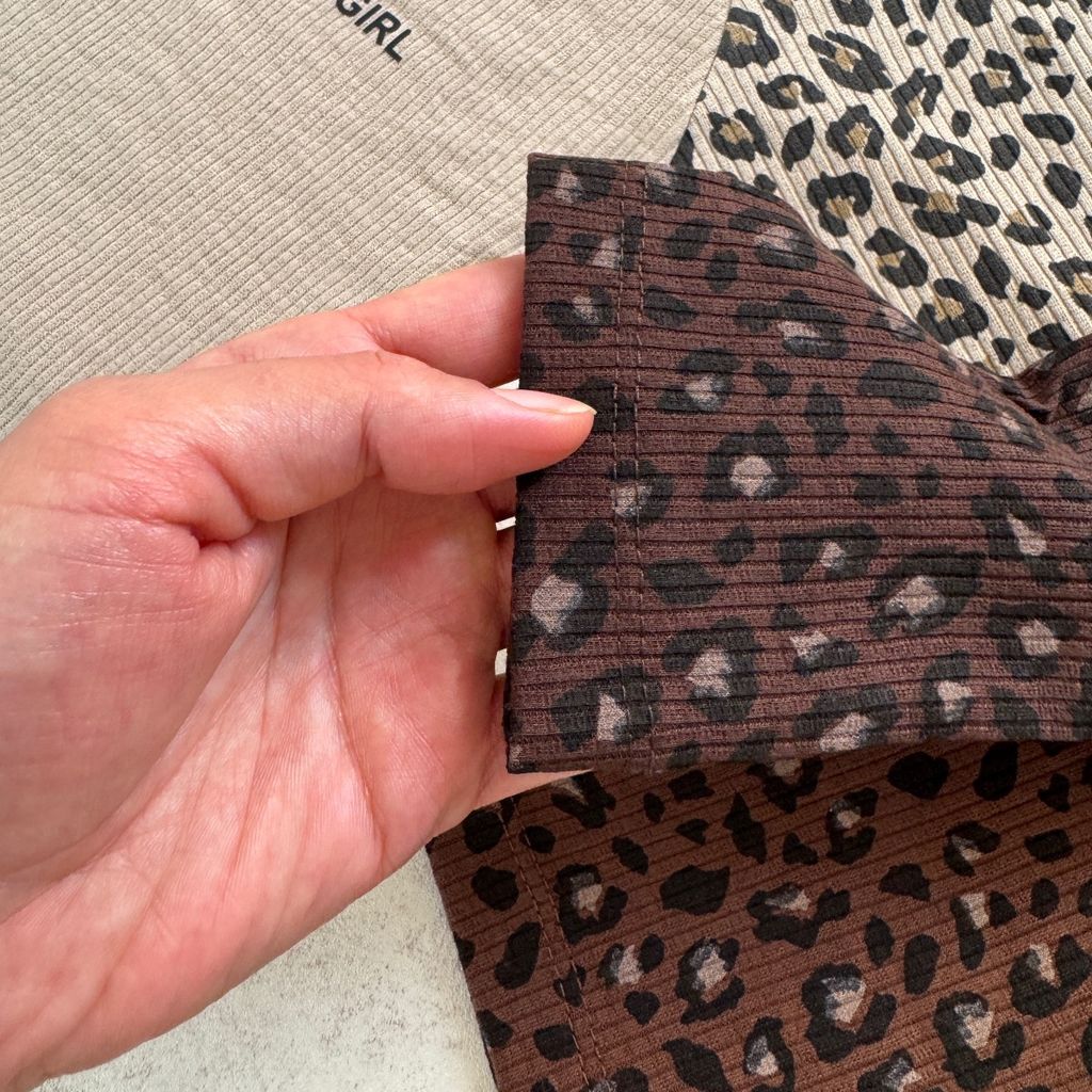 خرید آنلاین کراپ پلنگی آستین بلند