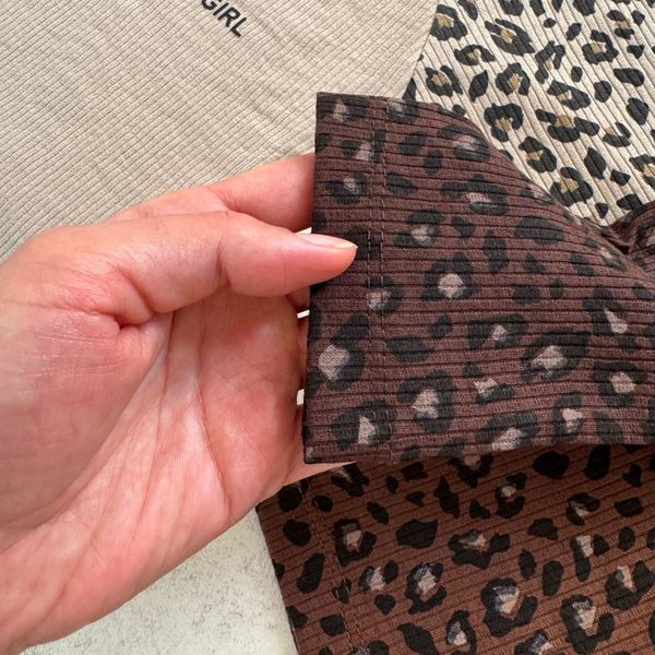 کراپ پلنگی آستین بلند