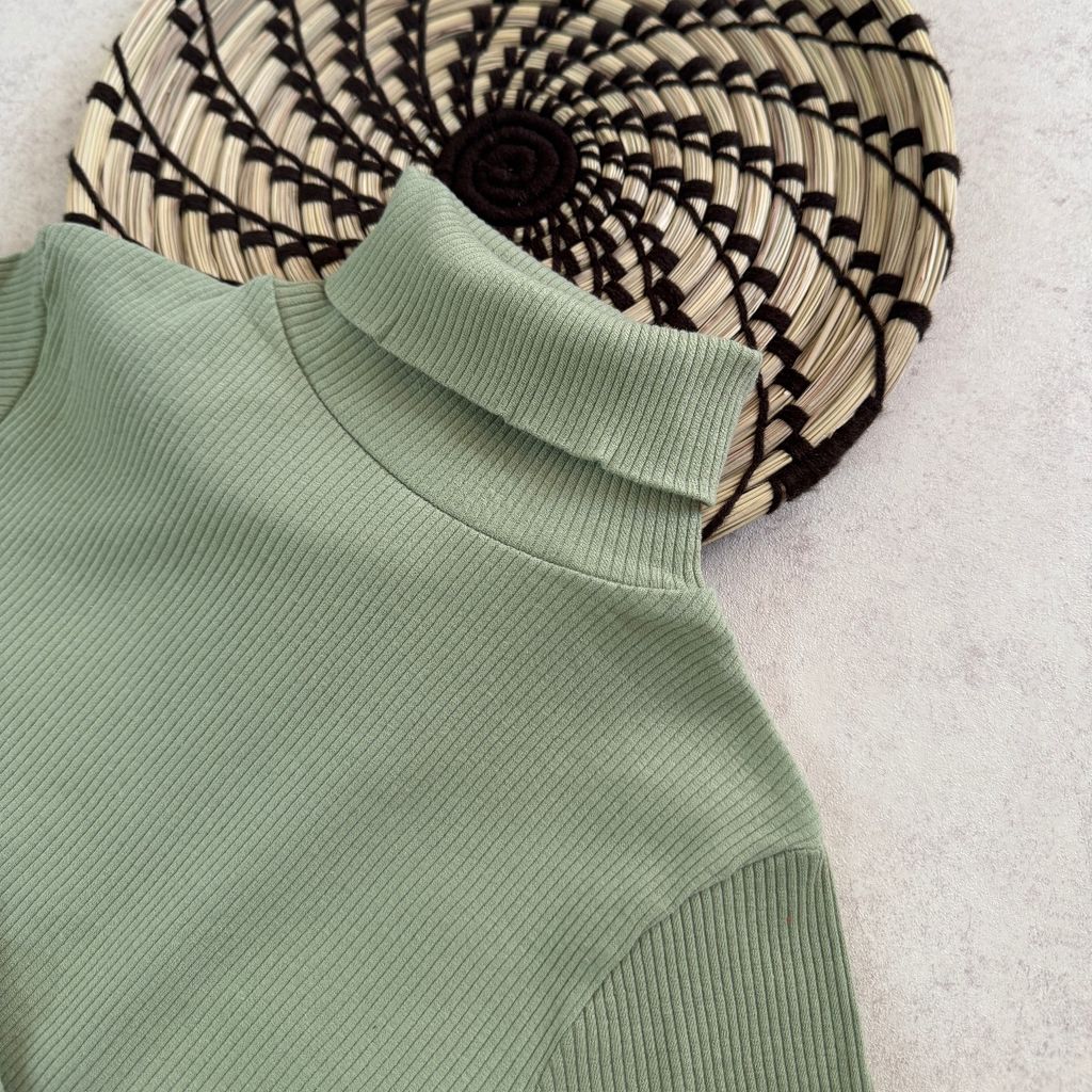 خرید انلاین بلوز یقه اسکی کبریتی پنبه 100