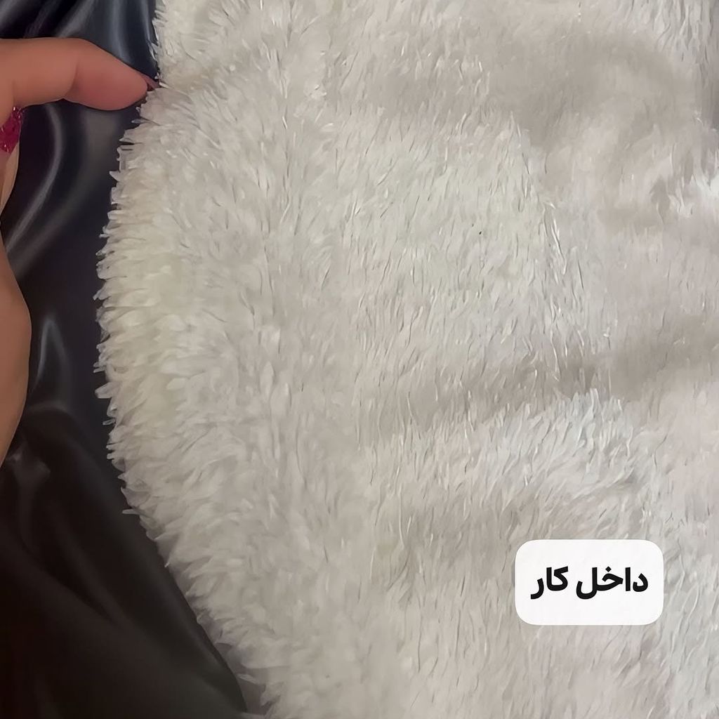 خرید اینترنتی کاپشن چرم زنانه داخل تدی