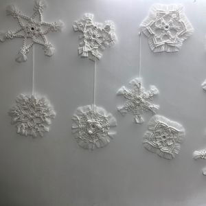 خرید آنلاین برف مکرومه دکوری و مناسب دیزاین دیوار و پرده