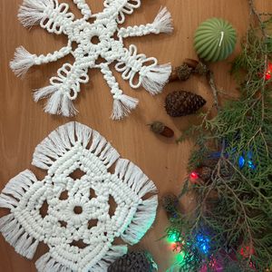 خرید انلاین برف مکرومه دکوری و مناسب دیزاین دیوار و پرده