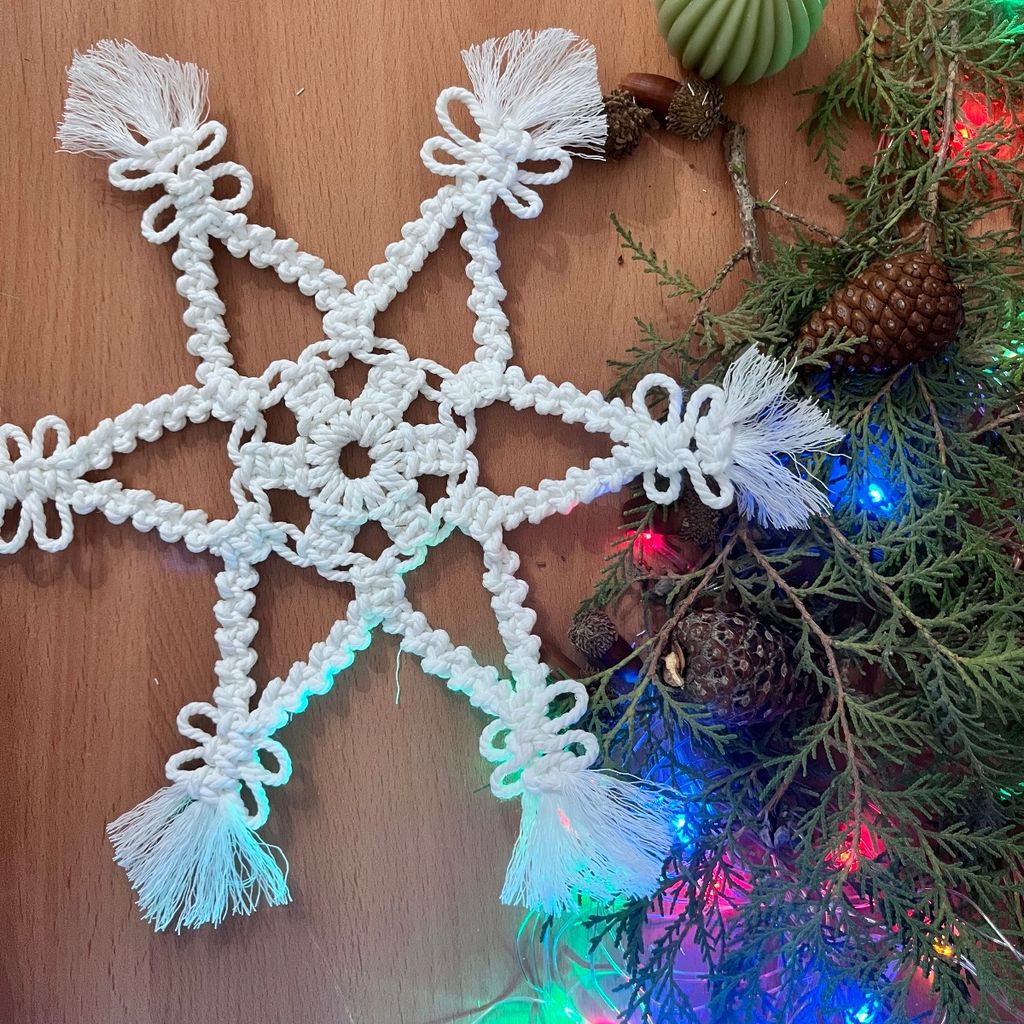 خرید انلاین برف مکرومه دکوری و مناسب دیزاین دیوار و پرده