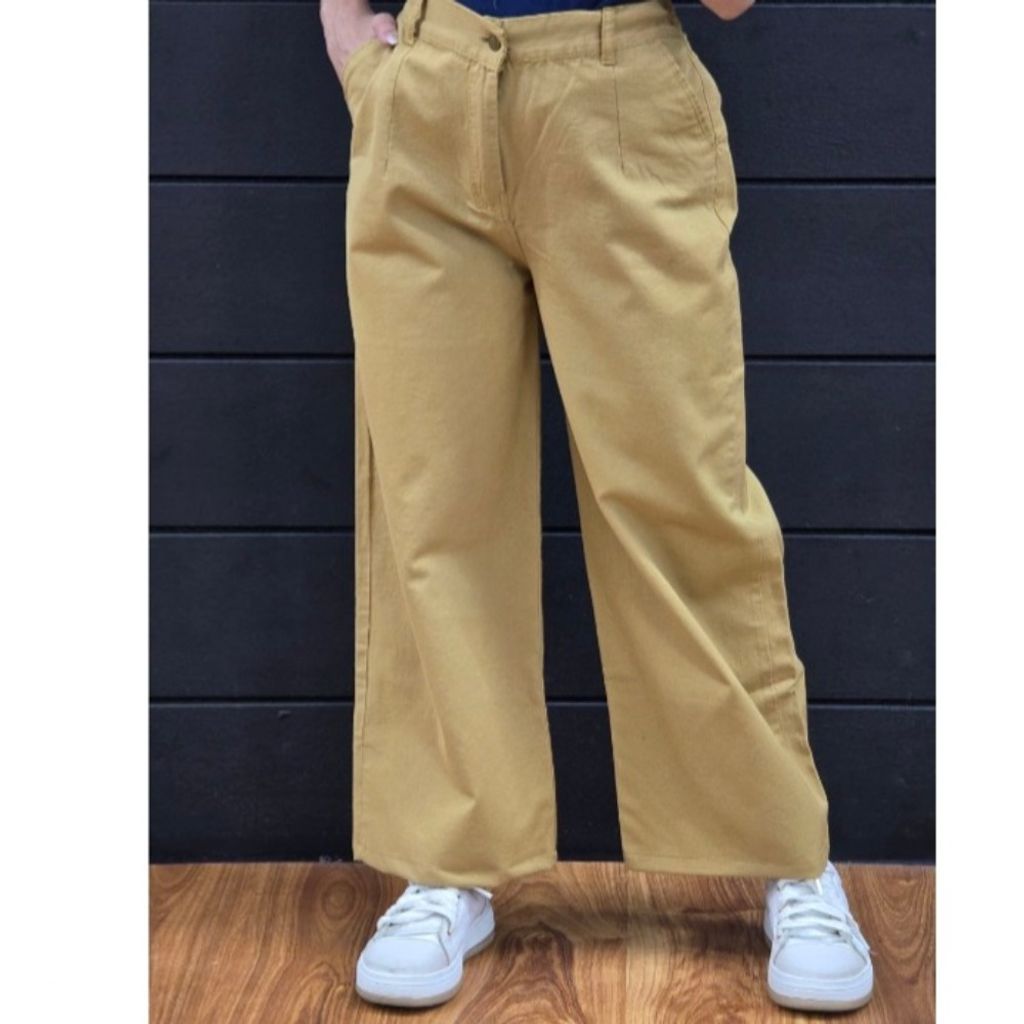 قیمت ارزان شلوار بگ کتان زنانه قد 90 سانتی در رنگبندی متنوع