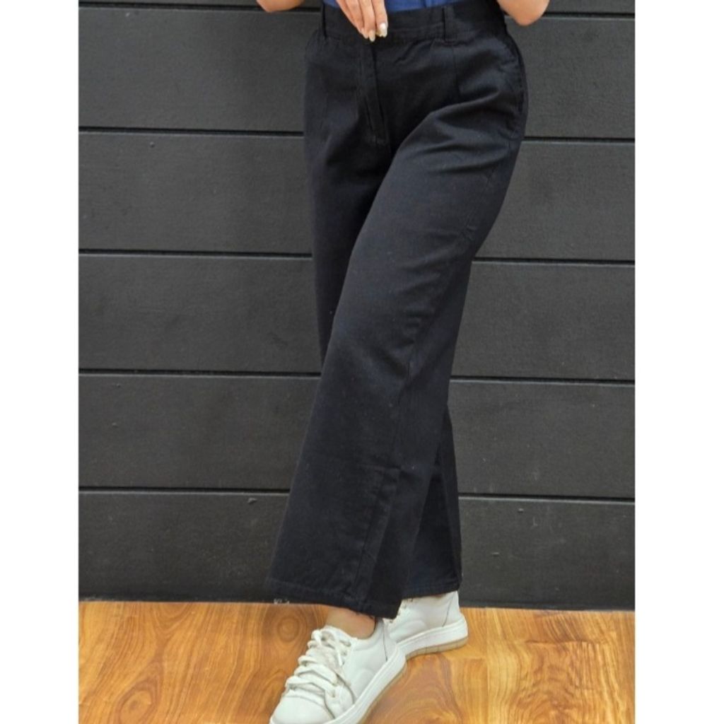 مشخصات شلوار بگ کتان زنانه قد 90 سانتی در رنگبندی متنوع