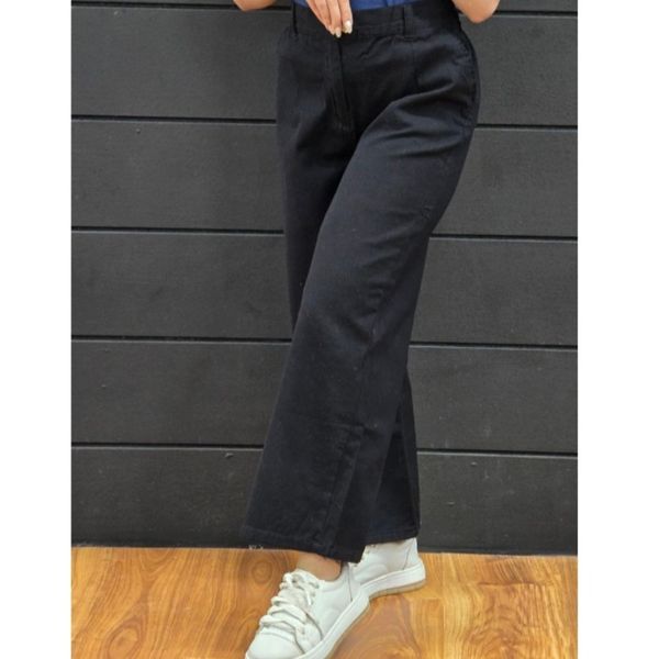 شلوار بگ کتان زنانه قد 90 سانتی در رنگبندی متنوع