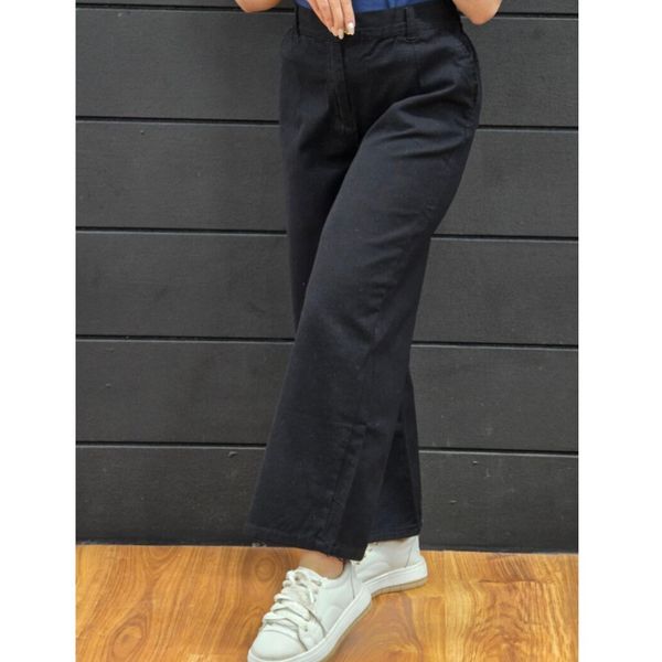 شلوار بگ کتان زنانه قد 90 سانتی در رنگبندی متنوع