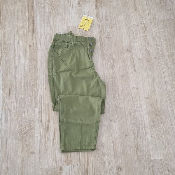 شلوار کتان زنانه مام فیت رنگی قد 90 در سایزهای مختلف