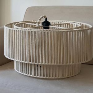 لوستر دو طبقه مکر‌ومه بافی