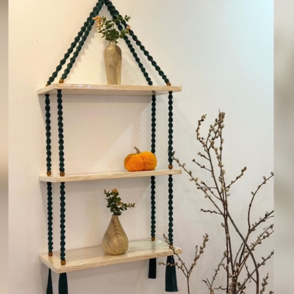 قیمت شلف کاربردی مکرومه بافی مدل پیچک