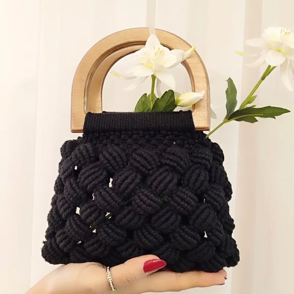 کیف مجلسی مکرومه بافی