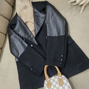 خرید آنلاین کت مزونی آستردار خرجکار چرم