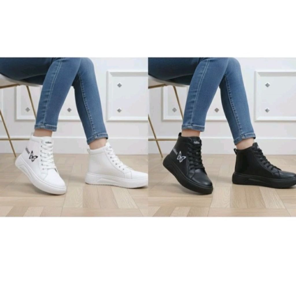 خرید آنلاین نیم بوت زنانه طرح پروانه