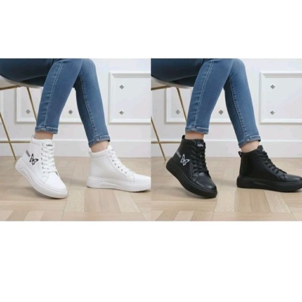 نیم بوت زنانه طرح پروانه