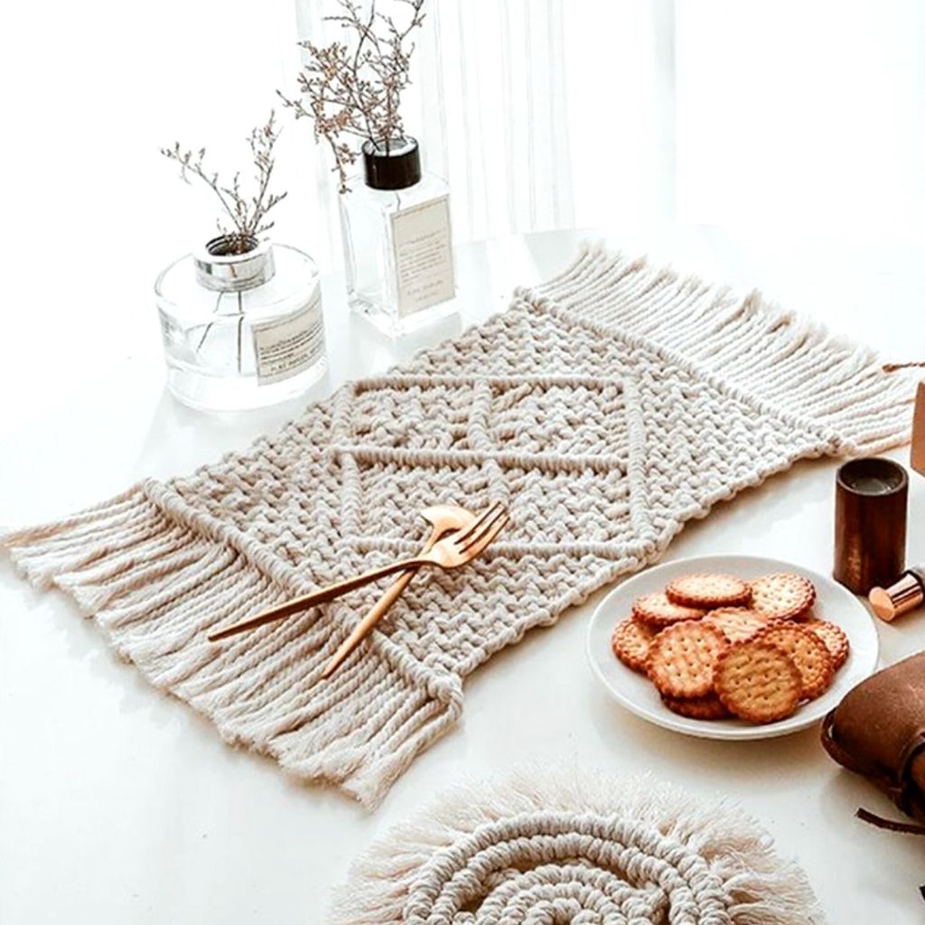 خرید اینترنتی رانر مکرومه بافی مینیمال