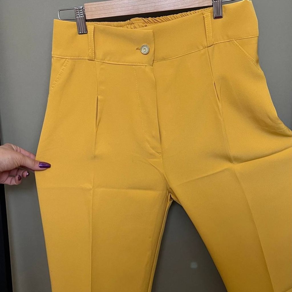 قیمت شلوار زنانه مازراتی مام فیت بغل چاکدار