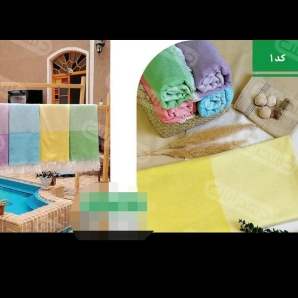 حوله حمام صدرصد نخ خالص صادراتی کیفیت عالی ضدحساسیت عدم پرزدهی