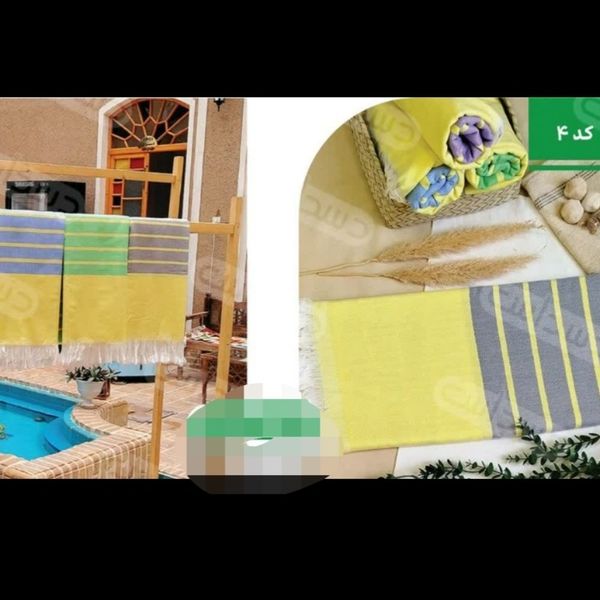 حوله حمام صدرصد نخ خالص صادراتی کیفیت عالی ضدحساسیت عدم پرزدهی