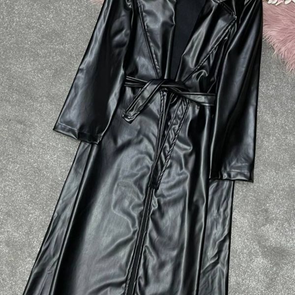 پالتو بلند چرم