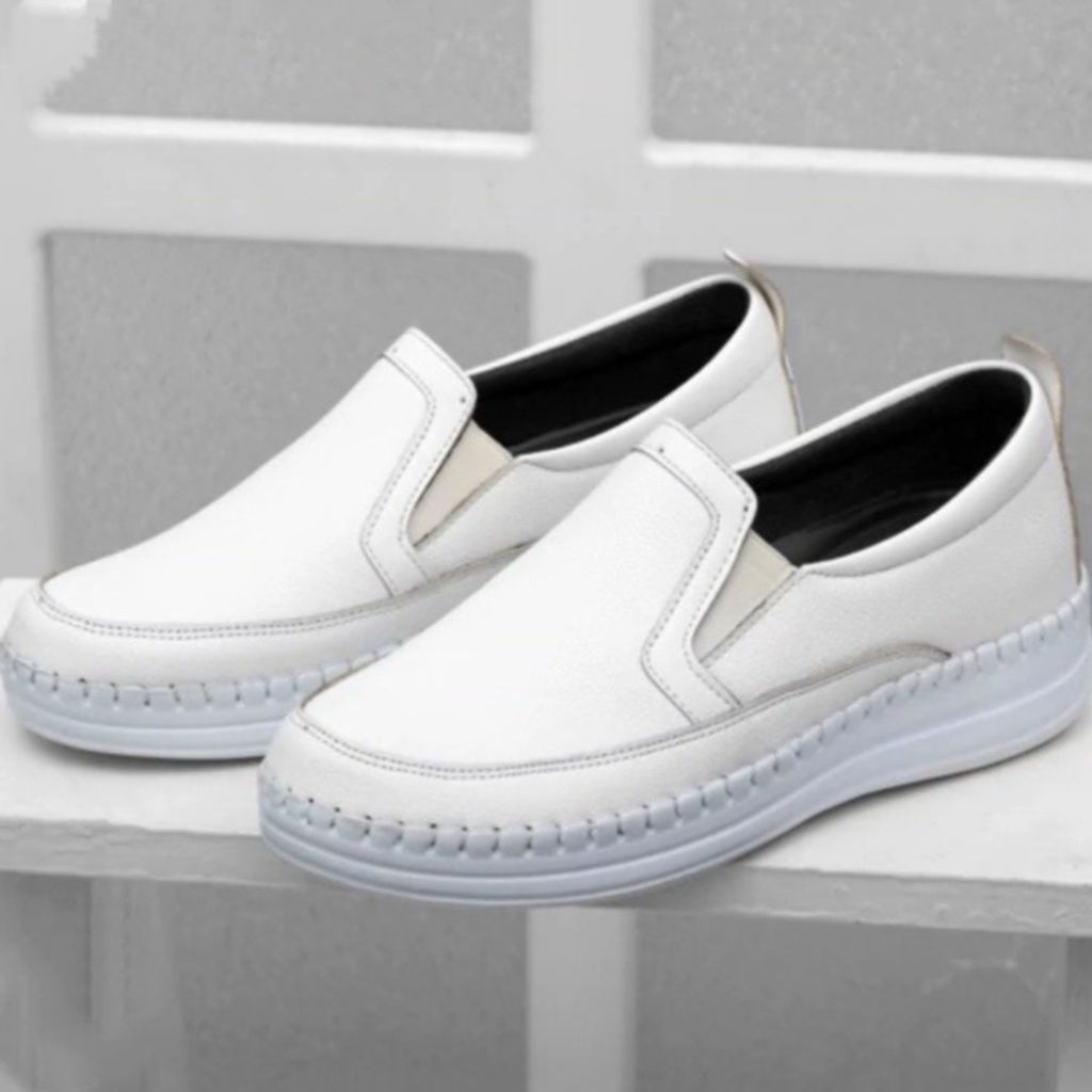 مشخصات کفش زنانه مدل گلبهار کفی طبی و خارپاشنه رنگ سفید