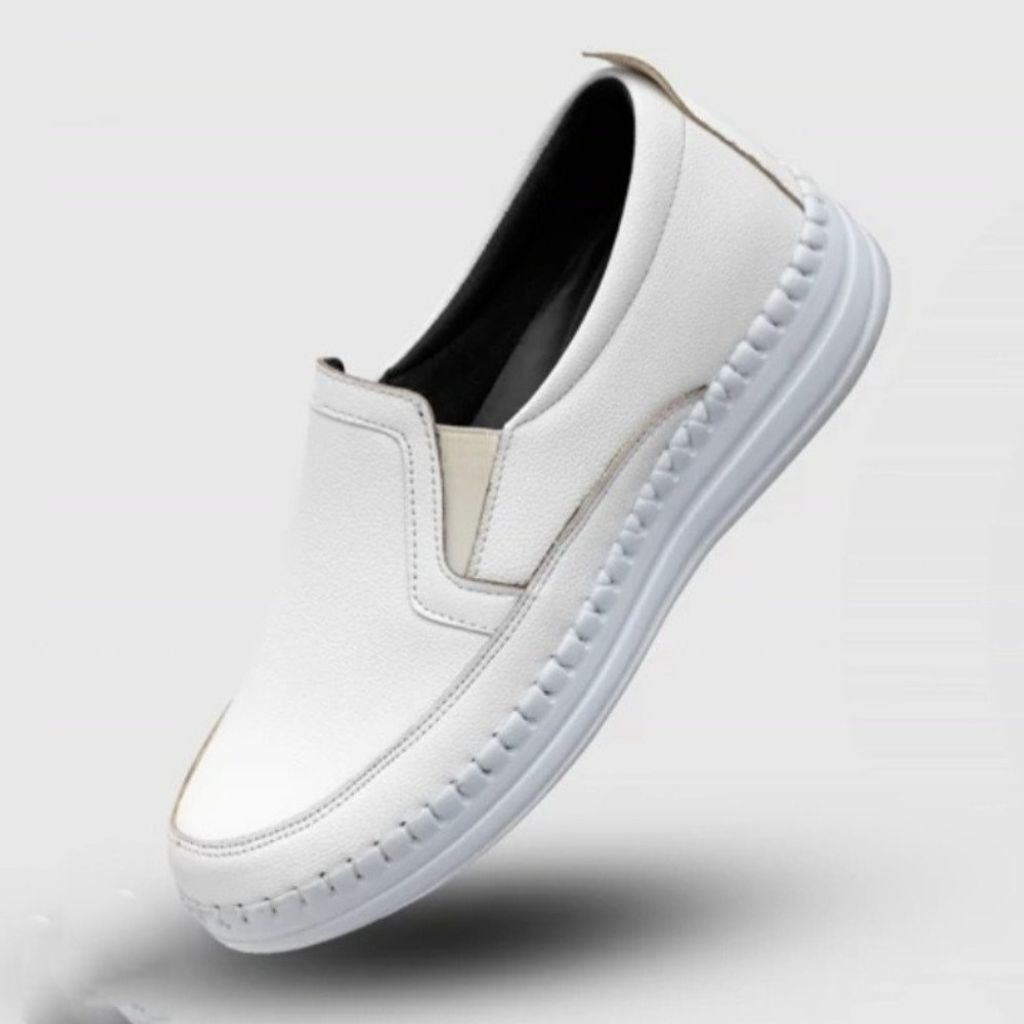 مشخصات کفش زنانه مدل گلبهار کفی طبی و خارپاشنه رنگ سفید