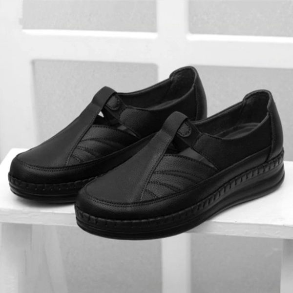 کفش زنانه مدل پروانه کفی طبی و خارپاشنه رنگ مشکی