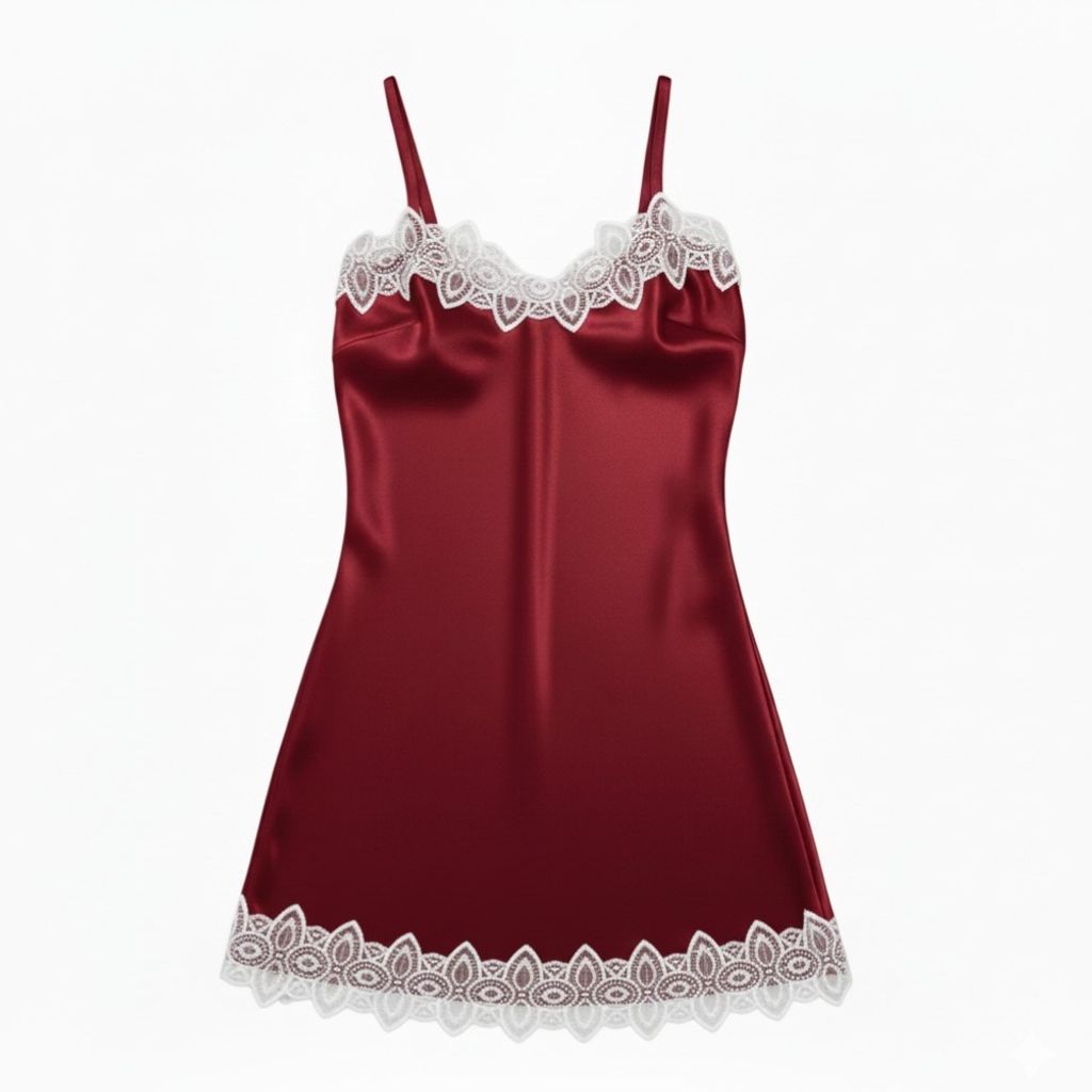 خرید اینترنتی لباس خواب ساتن ابریشم زنانه مدل مهلا