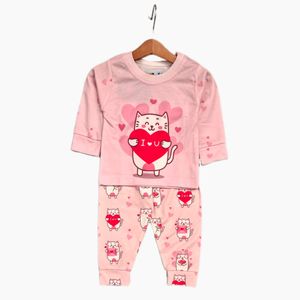 ست بلوز و شلوار گربه عاشق کد 2047