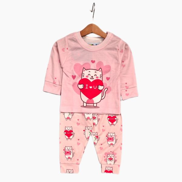 ست بلوز و شلوار گربه عاشق کد 2047