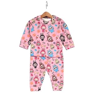 ست بلوز و شلوار لبوبو و شهر شکلات کد 2043