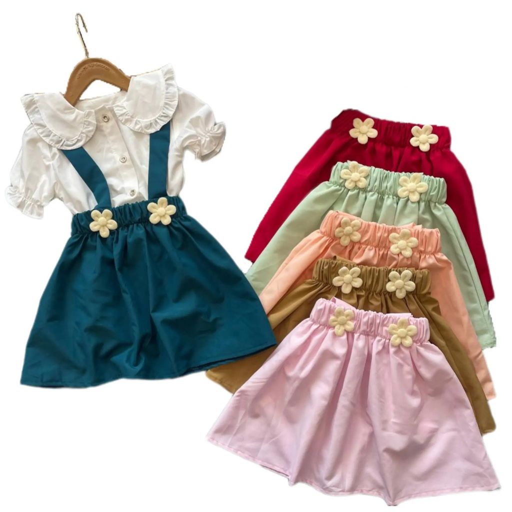 فروش اینترنتی شومیز دامن ساس بندی دوگل کد 6006