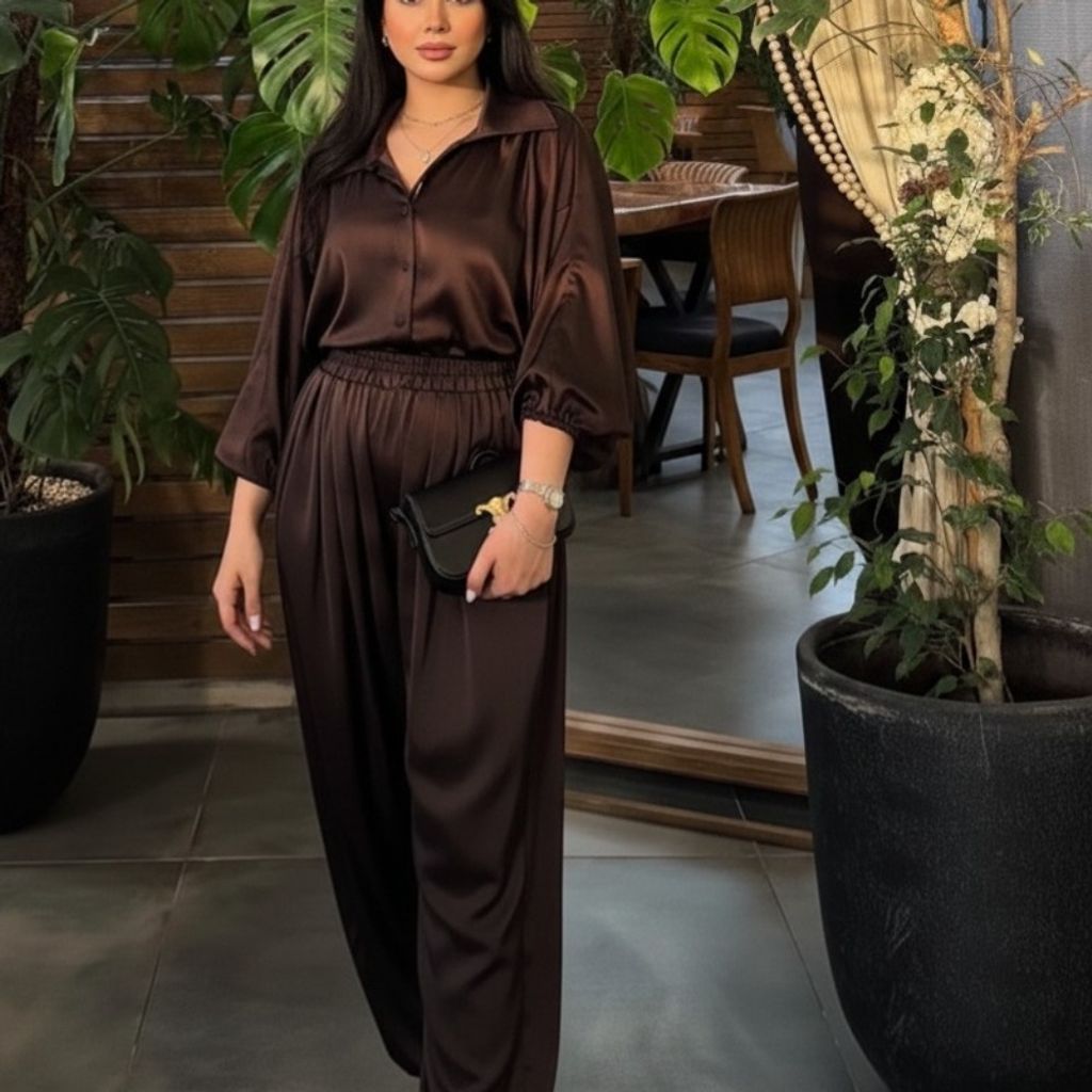 قیمت ارزان شومیز و شلوار ساتن زارا