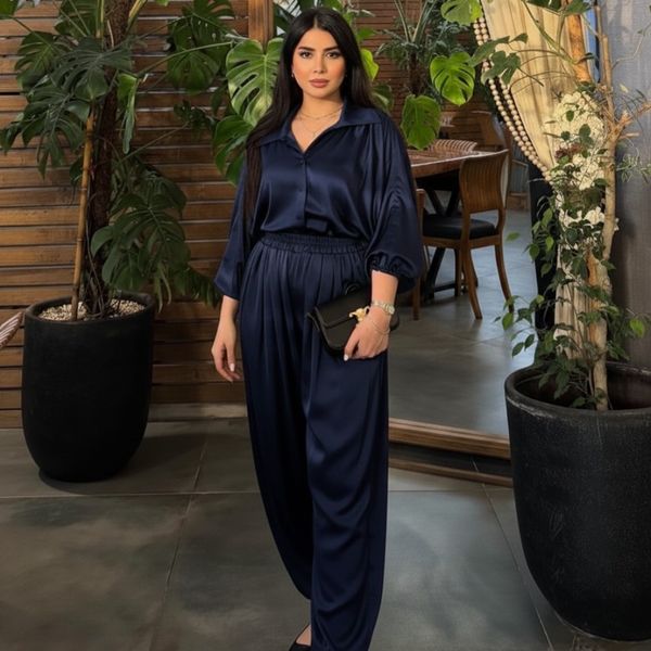 شومیز و شلوار ساتن زارا