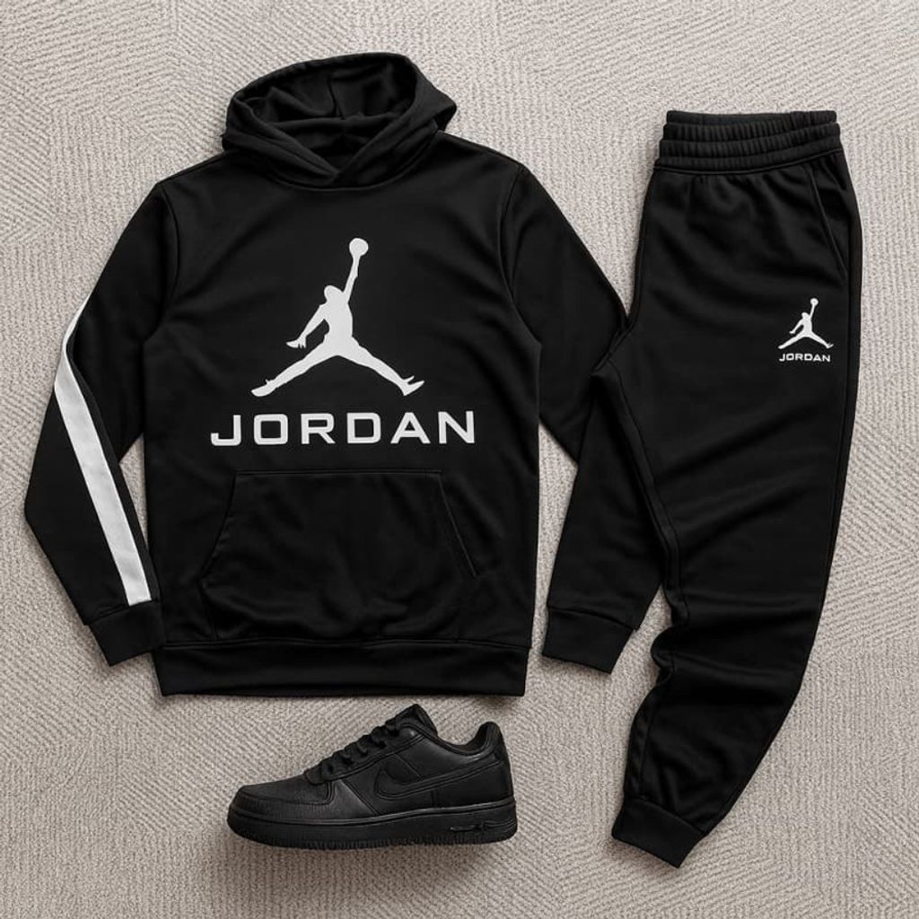 خرید اینترنتی ست هودی شلوار جردن مردانه مدل Barsam