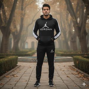 خرید آنلاین ست هودی شلوار جردن مردانه مدل Barsam