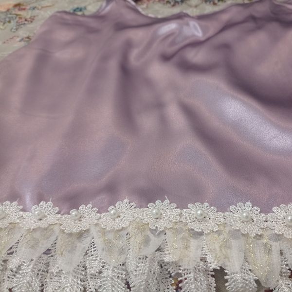 لباس خواب ساتن ابریشم زنانه مدل شیرین