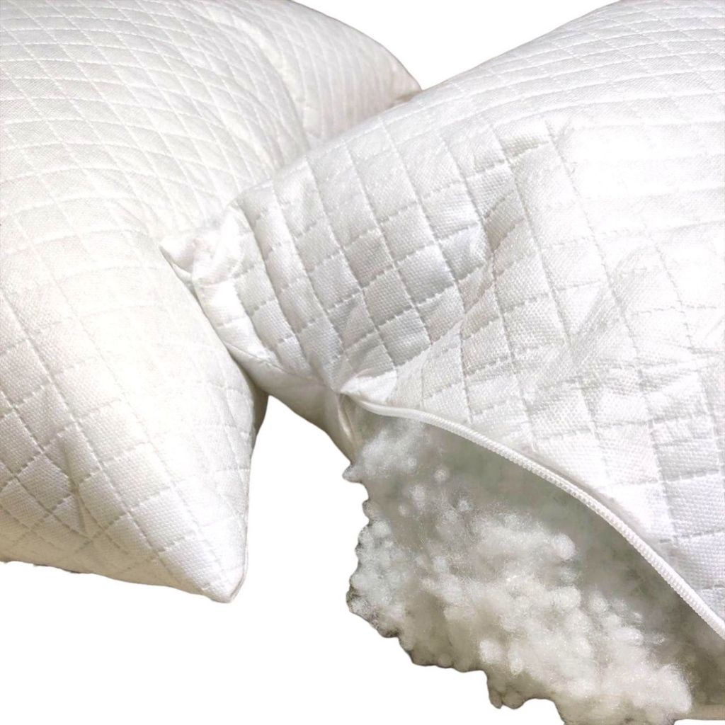 قیمت ارزان بالش الیاف پلاس مدل اولتراسونیک بسته 1 عددی