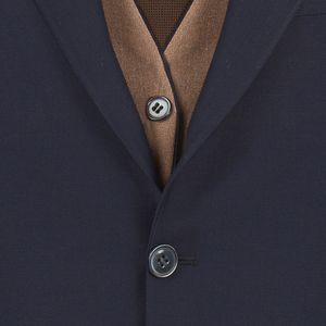 مشخصات کت و شلوار سرمه‌ ای ژیله دورو مور کد 1449