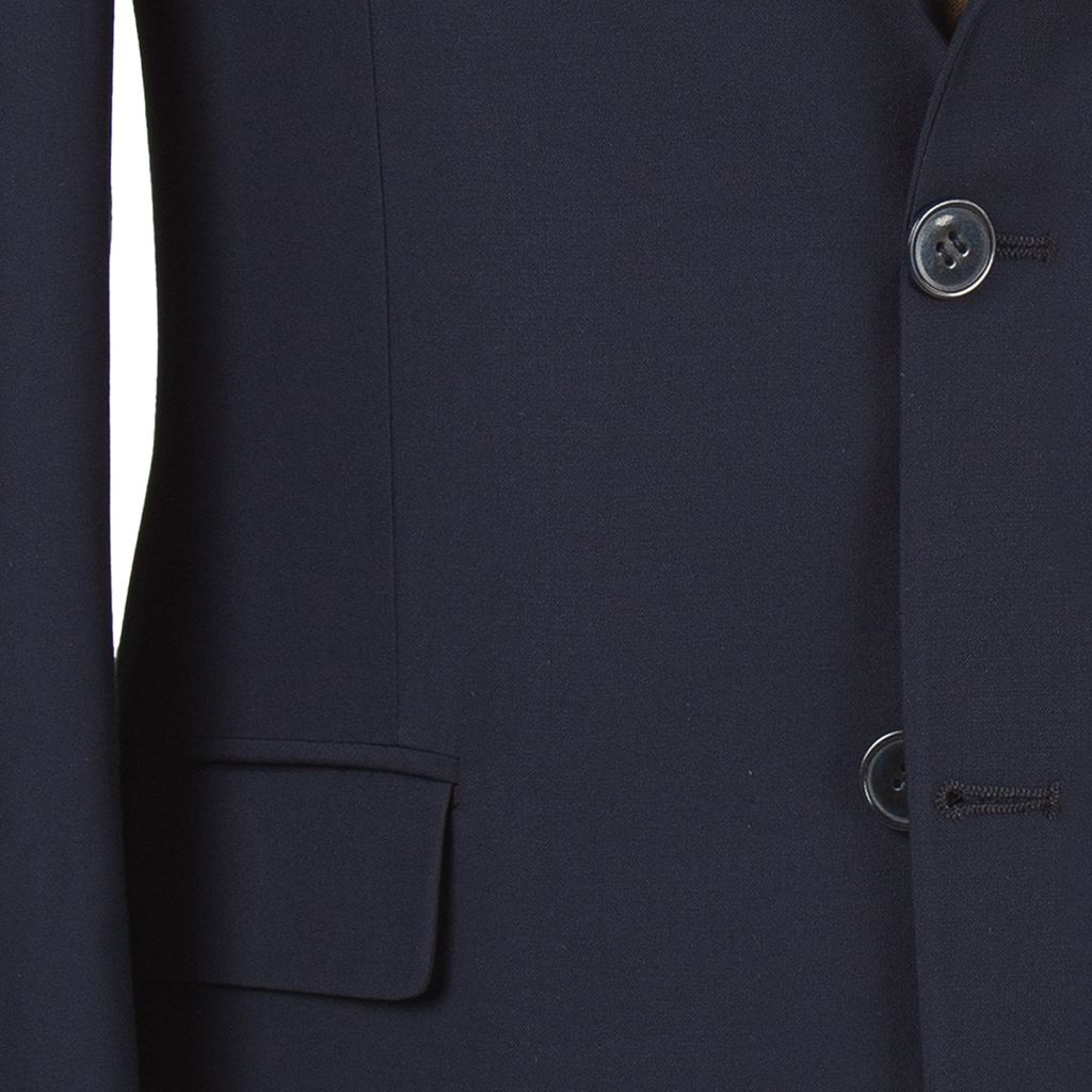 قیمت ارزان کت و شلوار سرمه‌ ای ژیله دورو مور کد 1449