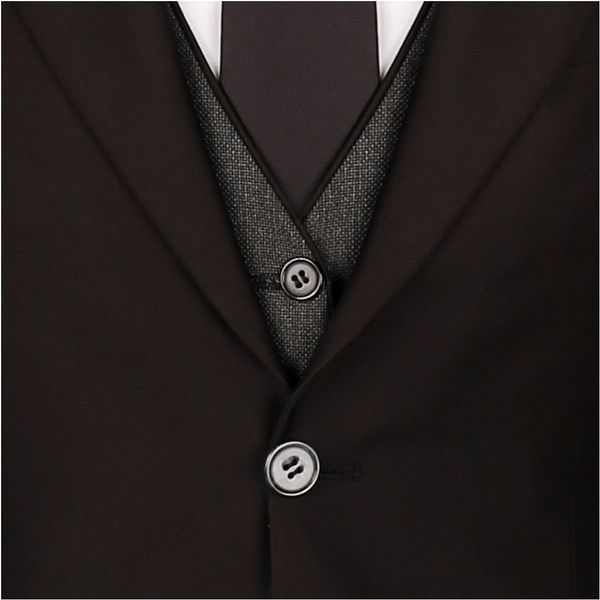 کت و شلوار مشکی ژیله دورو مور کد 1450