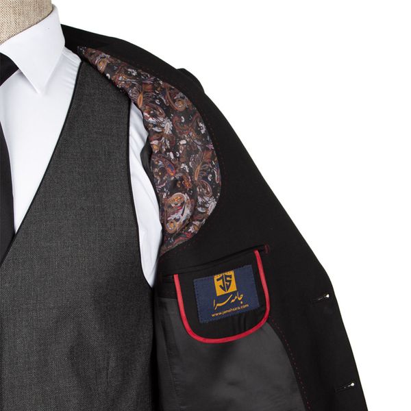 کت و شلوار مشکی ژیله دورو مور کد 1450