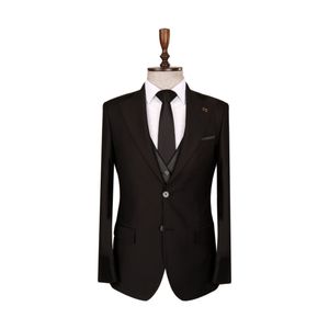 کت و شلوار مشکی ژیله دورو مور کد 1450