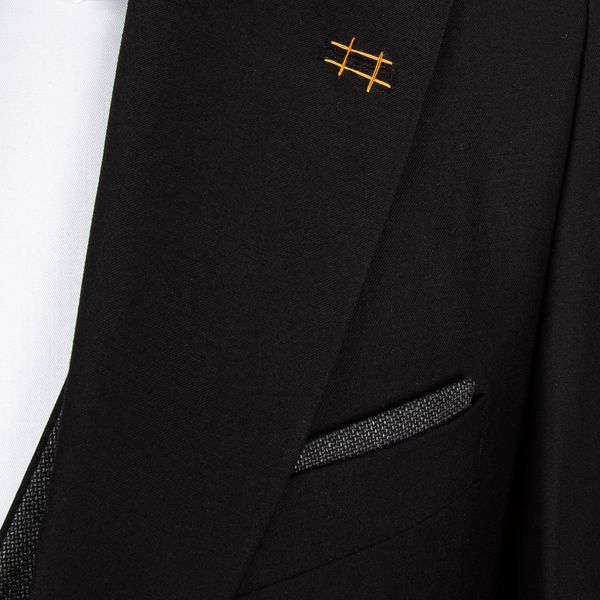 کت و شلوار مشکی ژیله دورو مور کد 1450