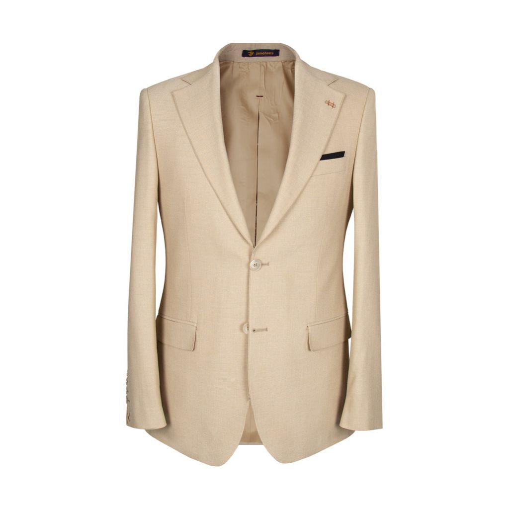 خرید آنلاین کت و شلوار کرم ژیله دورو رکسوس 1 کد 1451