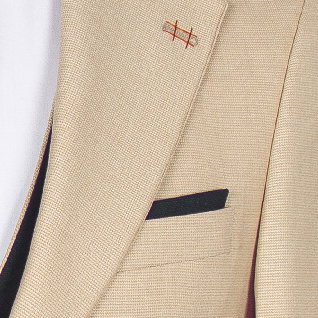 خرید انلاین کت و شلوار کرم ژیله دورو رکسوس 1 کد 1451