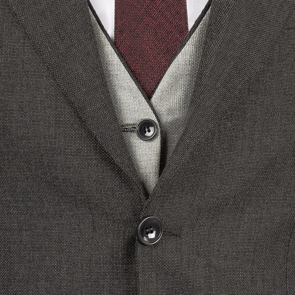 کت و شلوار ذغالی ژیله دورو رکسوس 2 کد 1452