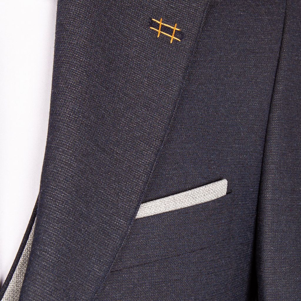 خرید انلاین کت و شلوار سرمه‌ ای ژیله دورو رکسوس 3 کد 1453