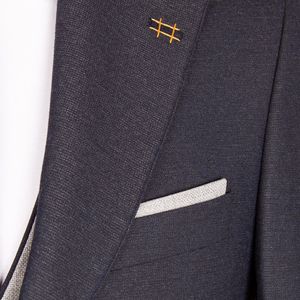 خرید انلاین کت و شلوار سرمه‌ ای ژیله دورو رکسوس 3 کد 1453