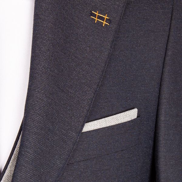 کت و شلوار سرمه‌ ای ژیله دورو رکسوس 3 کد 1453