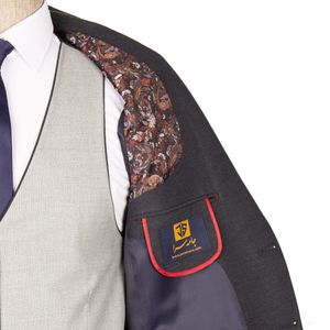 مشخصات کت و شلوار سرمه‌ ای ژیله دورو رکسوس 3 کد 1453